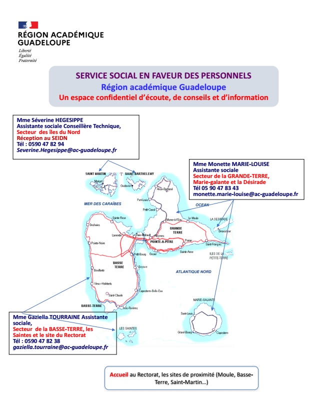 Carte Assistante sociale 23