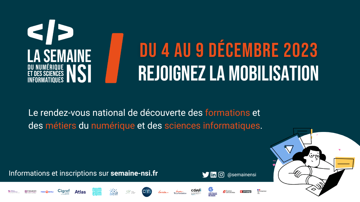 Bannière Semaine NSI 23