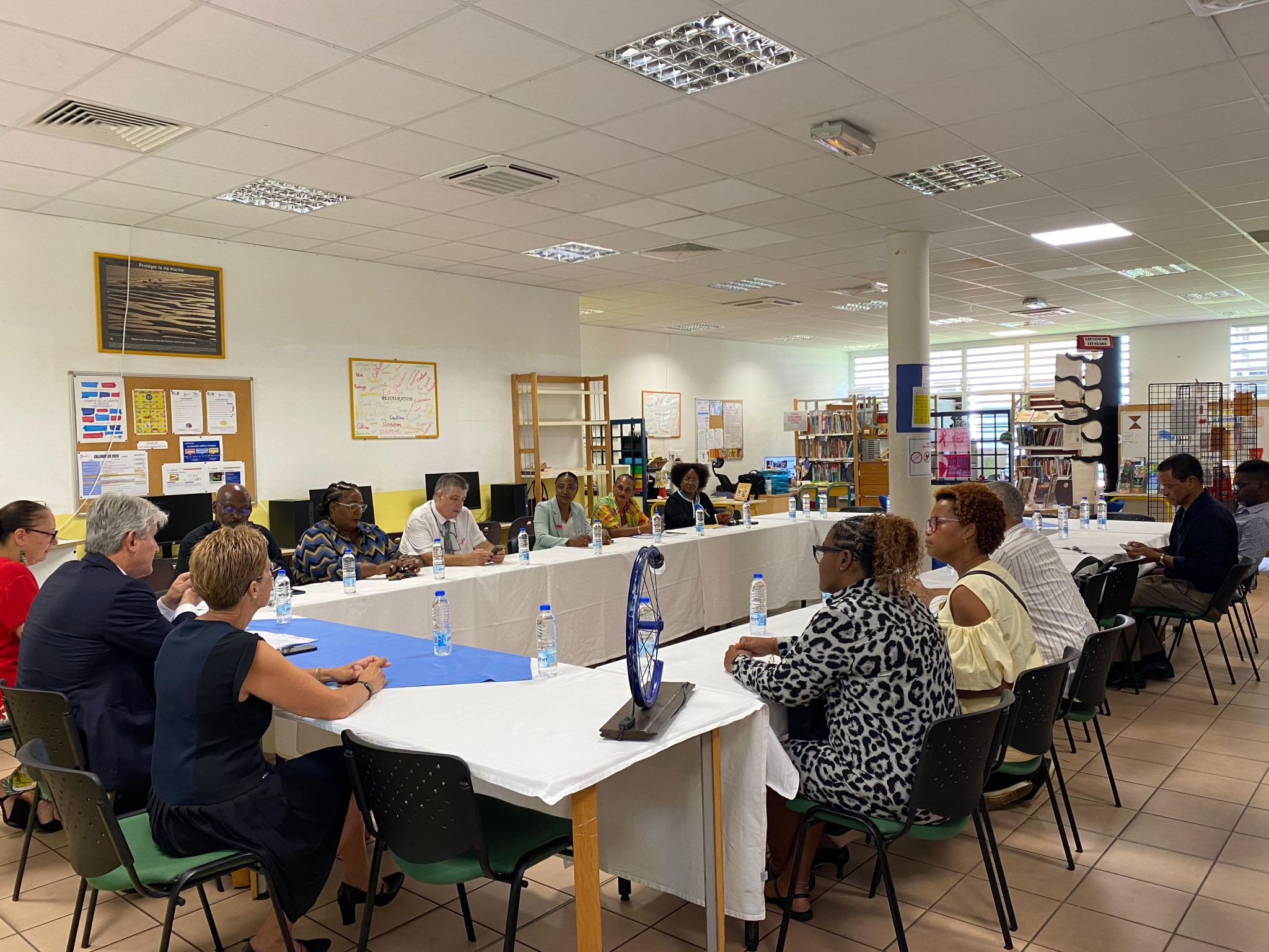 Visite au lycée hôtelier du Gosier octobre 2025