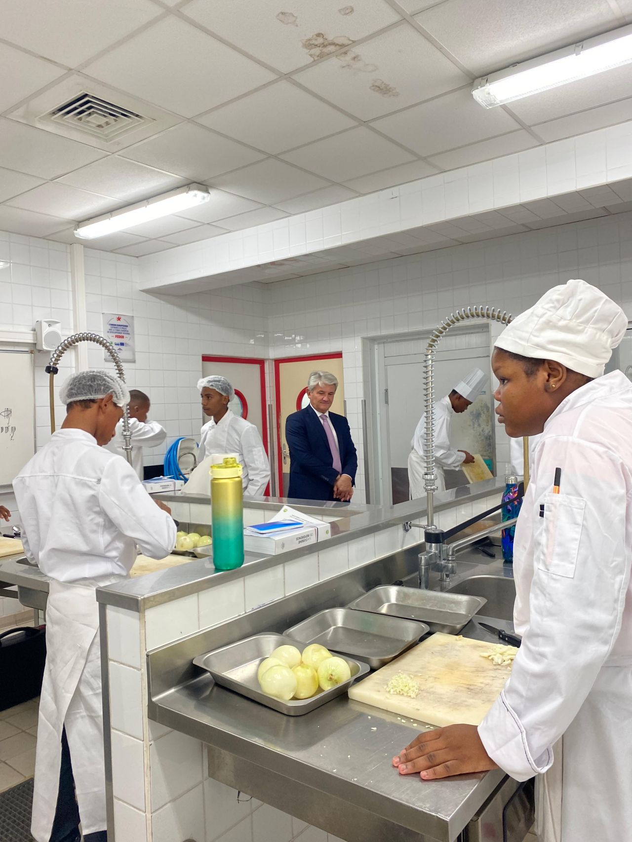 Visite au lycée hôtelier du Gosier octobre 2025