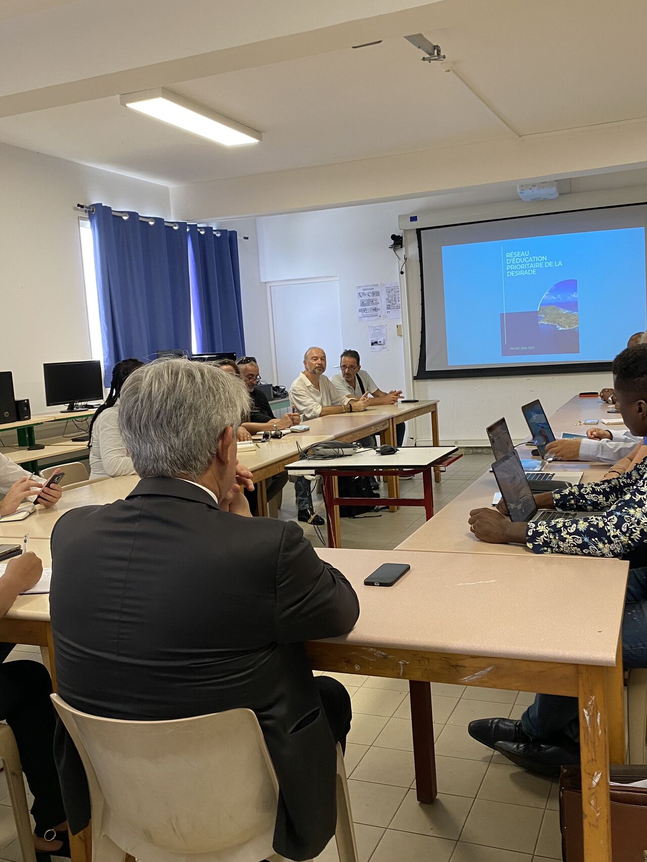 Visite du recteur à la Désirade octobre 2025