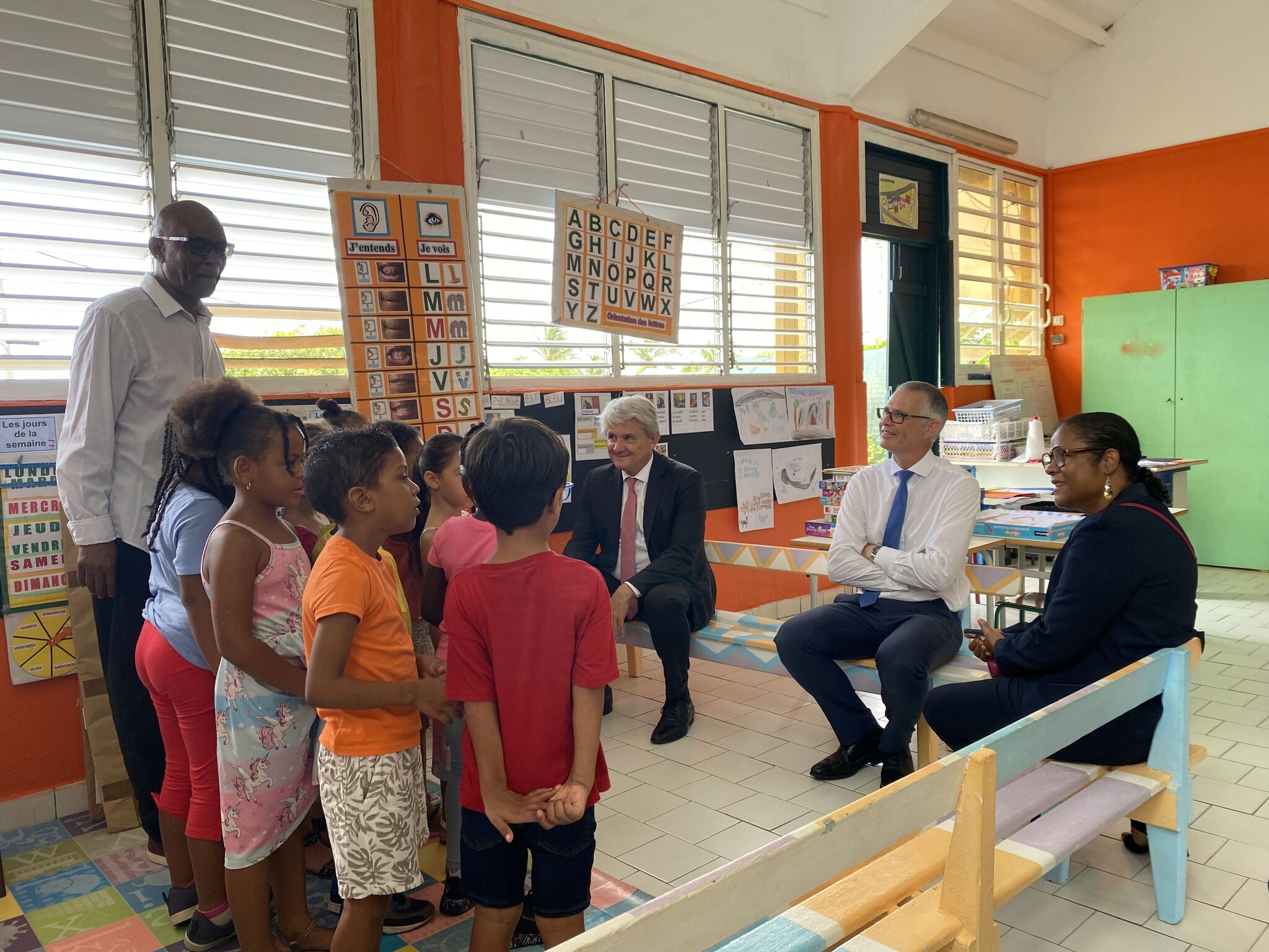 Visite du recteur à la Désirade octobre 2025