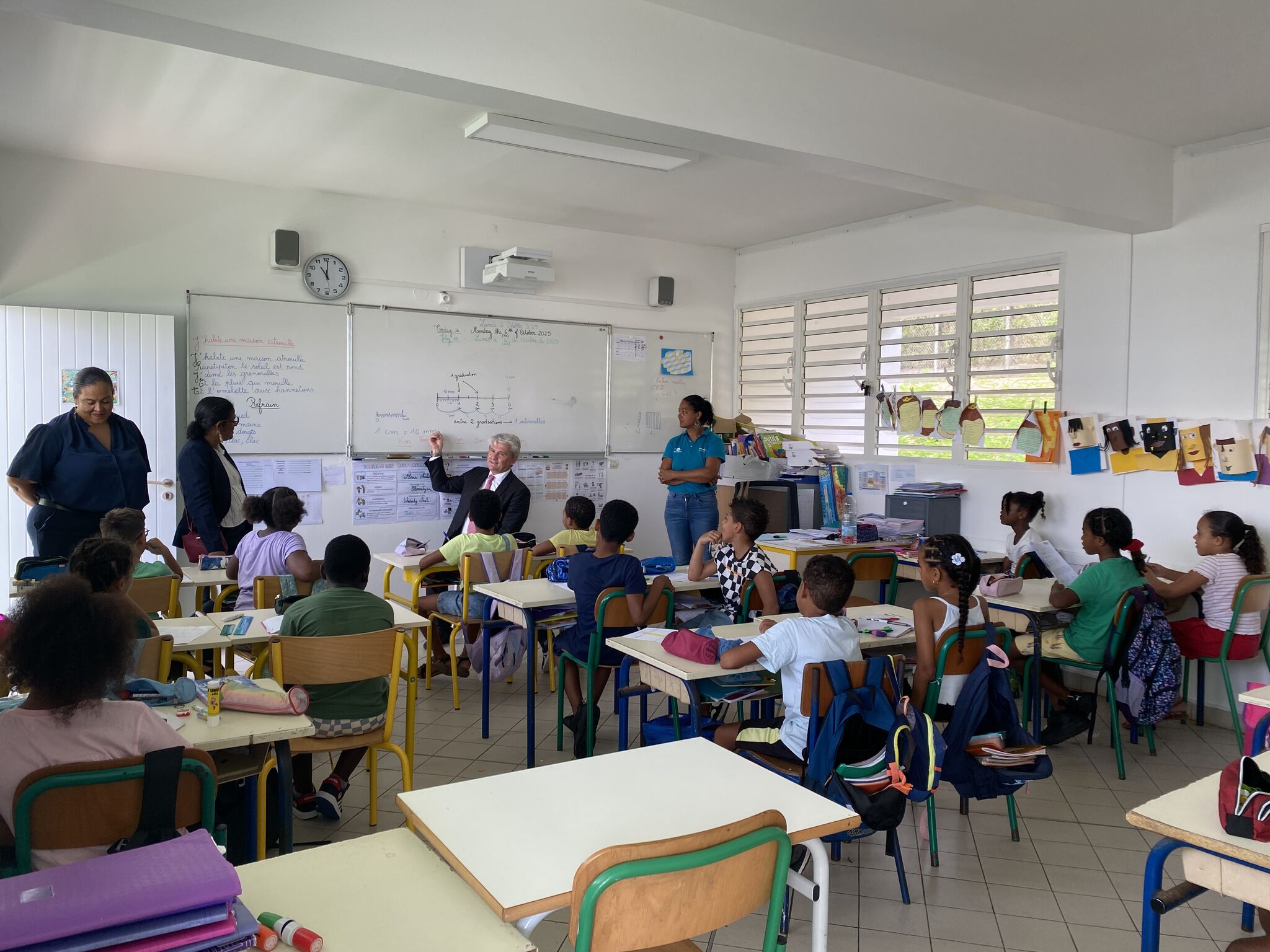 Visite du recteur à la Désirade octobre 2025