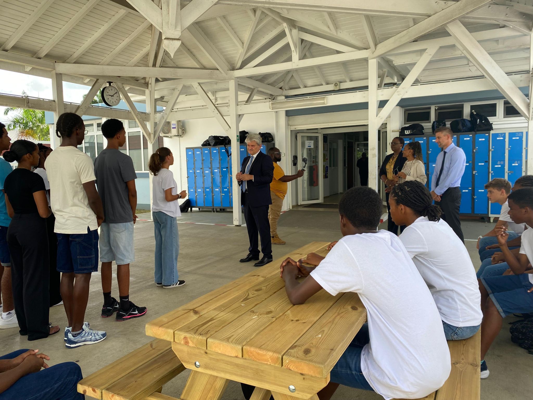 Visite à la Cité Scolaire d'Excellence Sportive