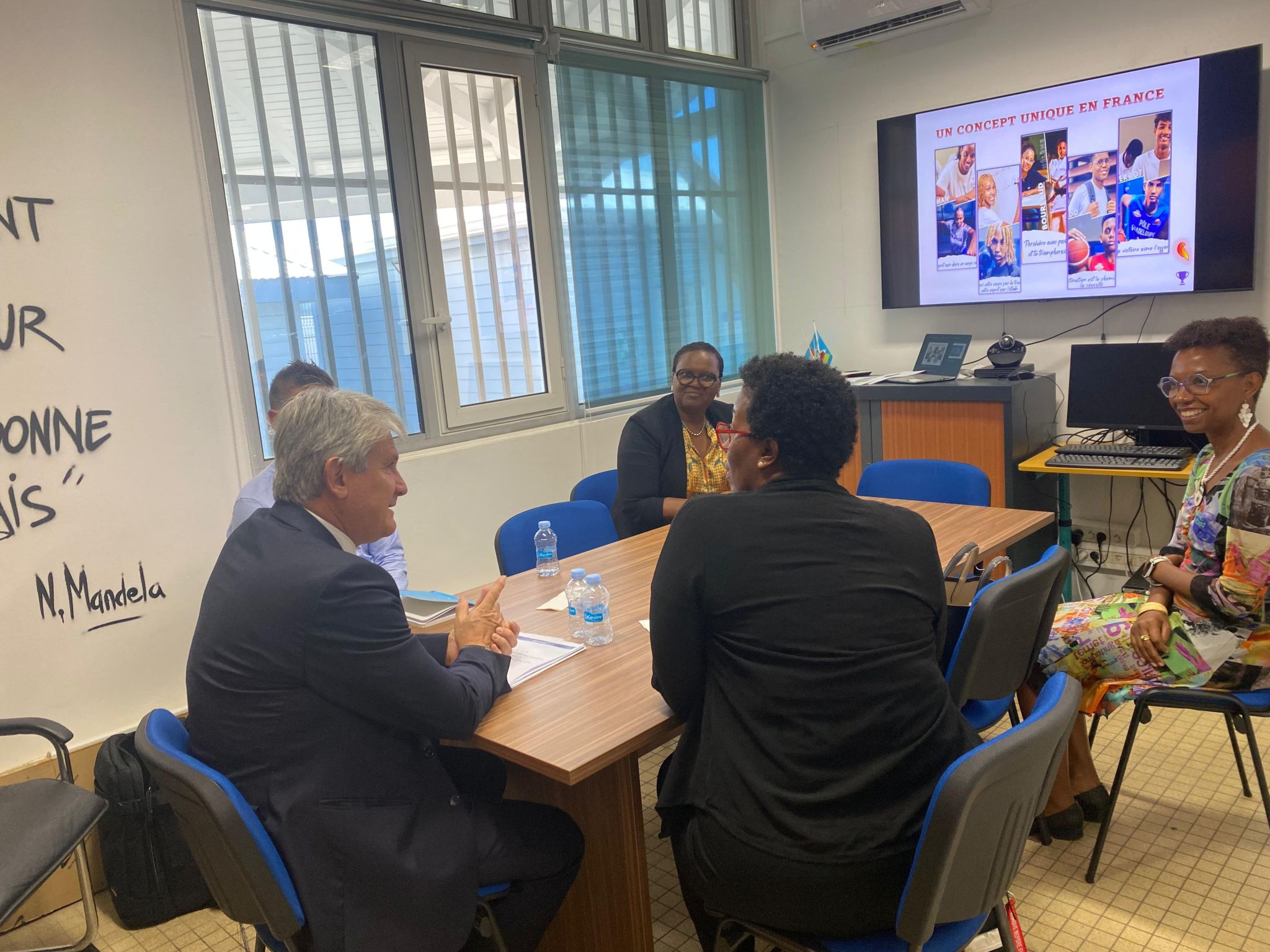 Visite à la Cité Scolaire d'Excellence Sportive