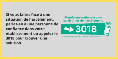 Qui contacter - Non au harcèlement