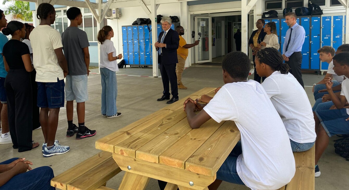 Visite à la Cité Scolaire d'Excellence Sportive