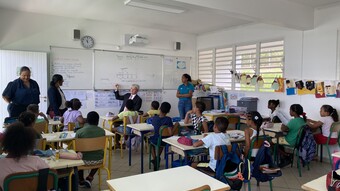 Visite du recteur à la Désirade octobre 2025