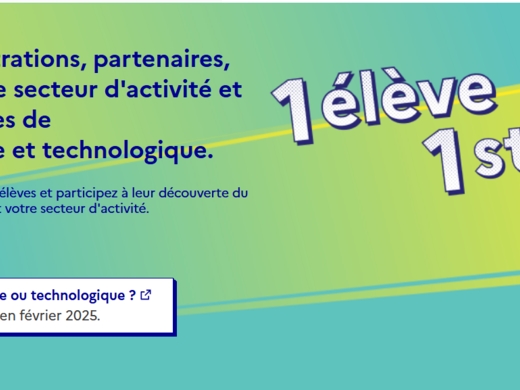 bannière 1 élève 1 stage